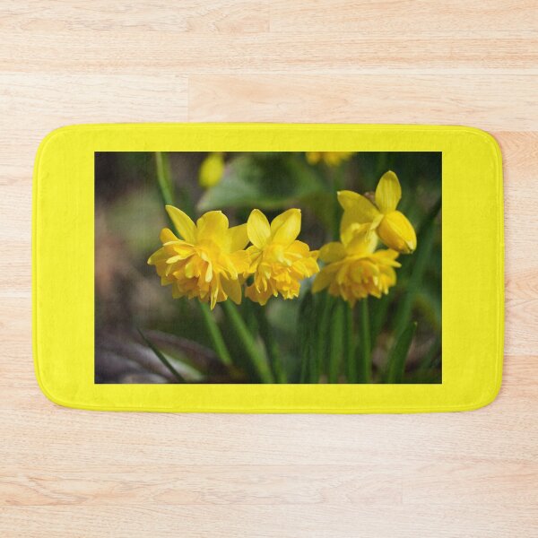 Item preview, Yellow mini daffodils in spring with a yellow background designed and sold by Binas-gallery.