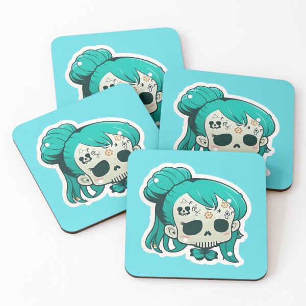 Item preview, Cute Chibi SkullGirl designed and sold by RoboRembrandt.