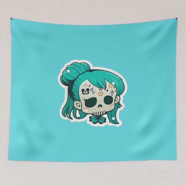 Item preview, Cute Chibi SkullGirl designed and sold by RoboRembrandt.