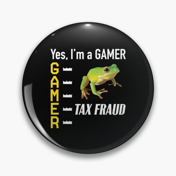 Item preview, Tax Fraud Gamer Frog designed and sold by happy.fishwater.