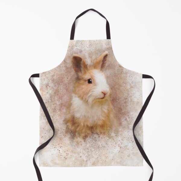 Item preview, Adorable Ginger Fluffy Rabbit designed and sold by TrendyArtPrints.