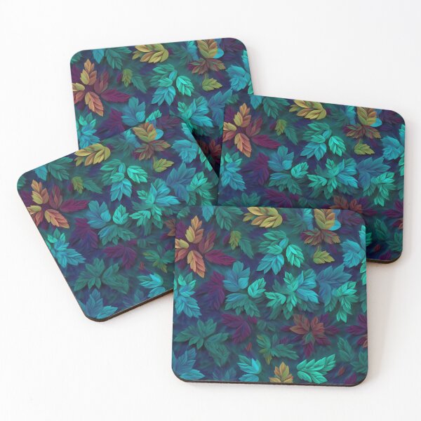 Item preview, Aqua Turquoise Foliage Leafy Leaves  designed and sold by Manafold.