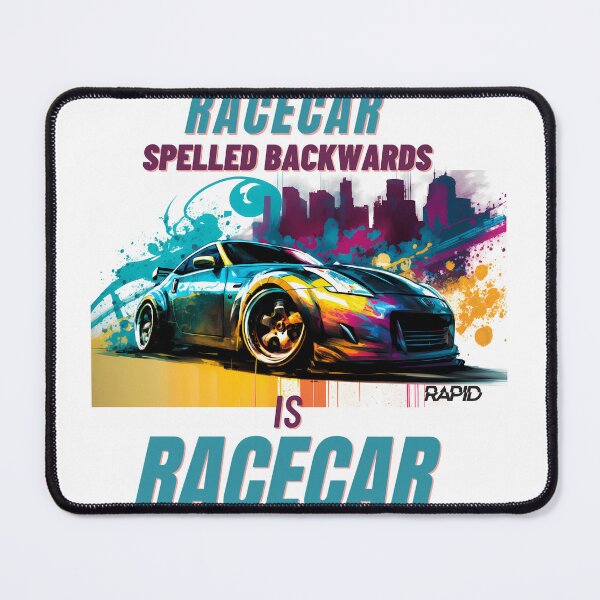 Item preview, Race car spelled Backwards is RACECAR designed and sold by RAPiD81.