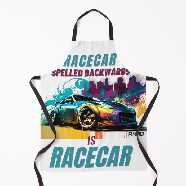 Item preview, Race car spelled Backwards is RACECAR designed and sold by RAPiD81.