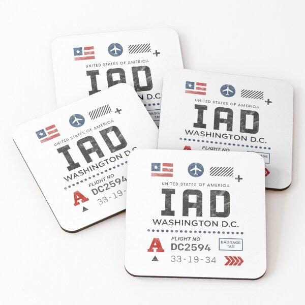 Item preview, Washington D.C. airport tag designed and sold by PaulSDesign.