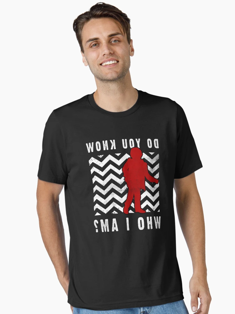 twin peaks Tシャツ Twin Peaks Do You Know Who I Am The Arm Text Distressed Logo
