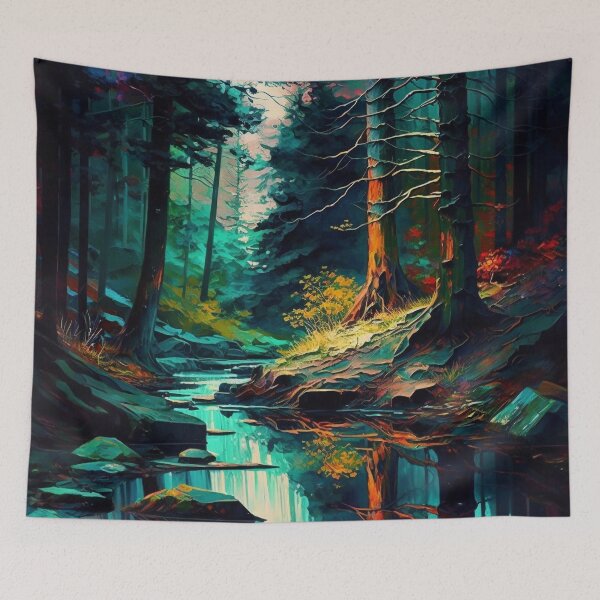 Item preview, forest abstract designed and sold by shokA Design.