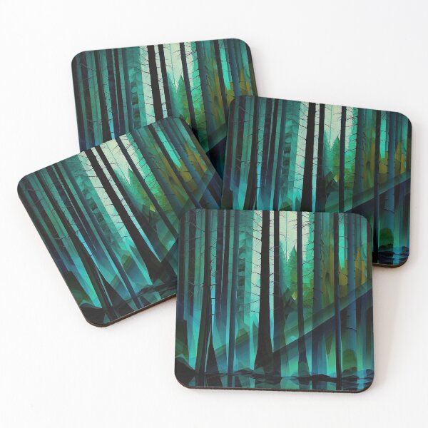 Item preview, forest abstract designed and sold by shokA Design.