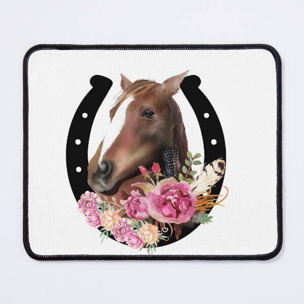 Item preview, Floral Horse Shoe designed and sold by bertisadesign.