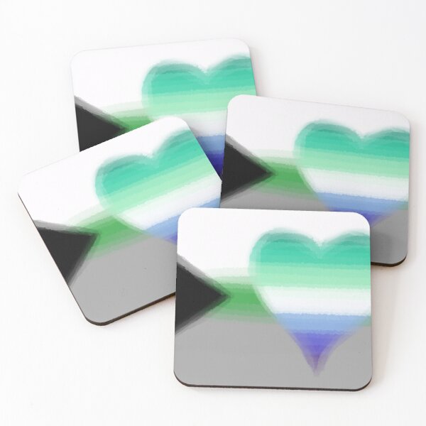 Item preview, Watercolor Demi-Homoromantic Gay Male Pride Flag designed and sold by Sum-Thangs.
