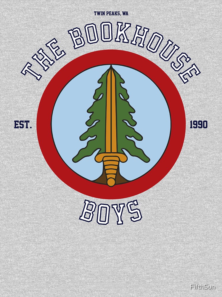 Twin Peaks The Bookhouse Boys Est. 1990 Logo Graphic T-Shirt