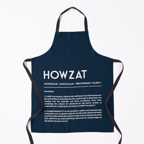 Item preview, HOWZAT - The Cricketer's Appeal! (White text) designed and sold by motnhaShop.