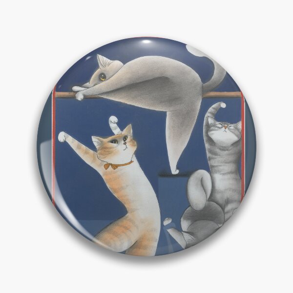 Item preview, Cats train in gymnastic studio for athletics designed and sold by gatteria.