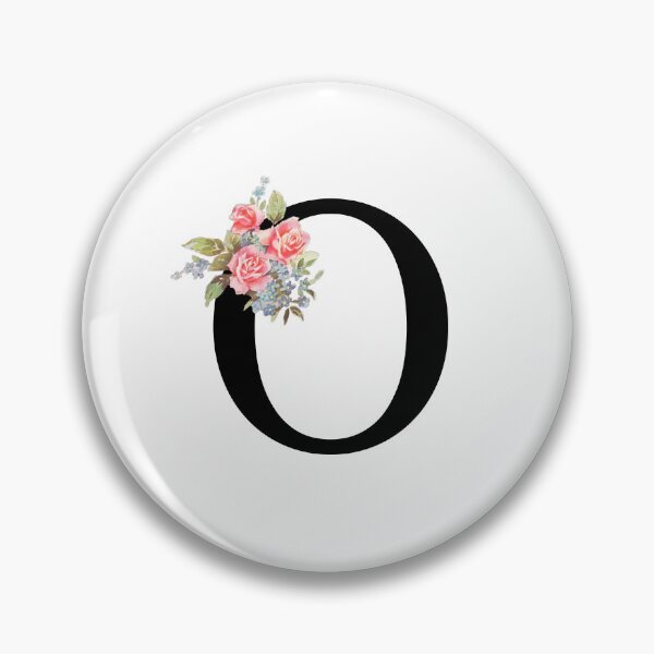 Item preview, Letter O Botanical Monogram Floral Pink Rose Flowers O Initial designed and sold by inspirationzgal.