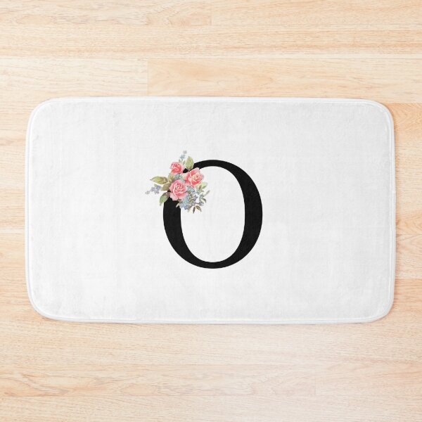Item preview, Letter O Botanical Monogram Floral Pink Rose Flowers O Initial designed and sold by inspirationzgal.