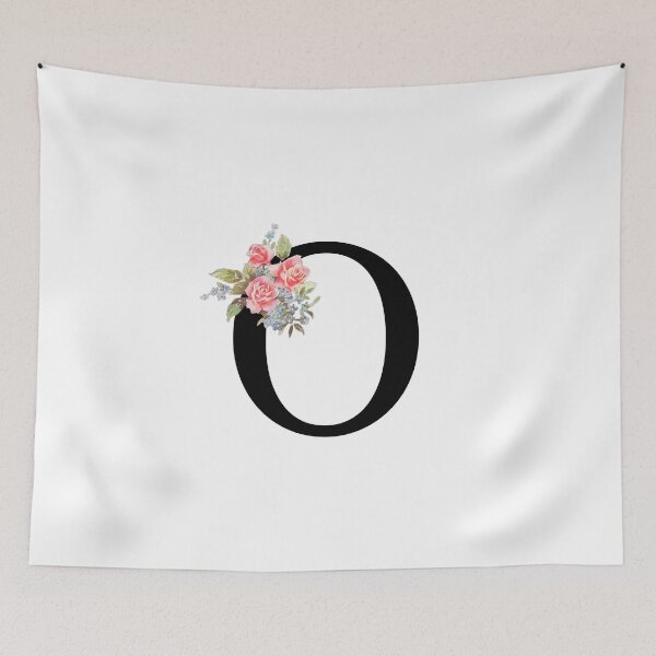 Item preview, Letter O Botanical Monogram Floral Pink Rose Flowers O Initial designed and sold by inspirationzgal.