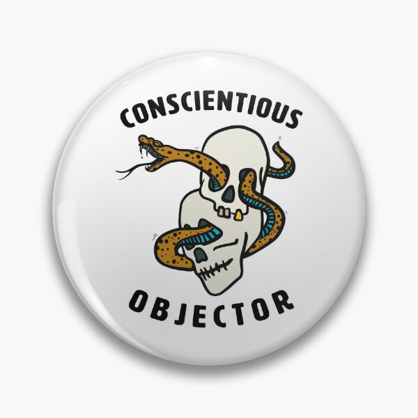 Item preview, CONSCIENTIOUS OBJECTOR | REJECT WHAT'S WRONG designed and sold by axelle1410.