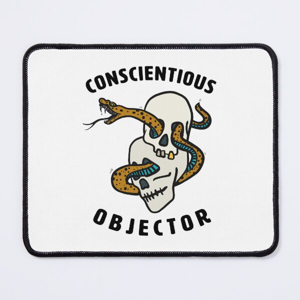 Item preview, CONSCIENTIOUS OBJECTOR | REJECT WHAT'S WRONG designed and sold by axelle1410.