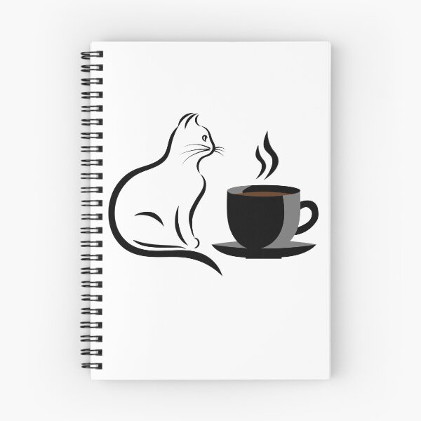 Item preview,  Cat with coffee   - Cat & coffee lovers lovers  designed and sold by Paint84.