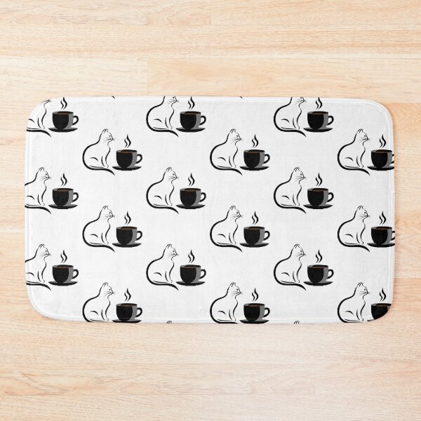 Item preview,  Cat with coffee   - Cat & coffee lovers lovers  designed and sold by Paint84.