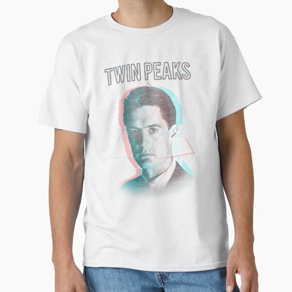 Item preview, Twin Peaks FBI Special Agent Dale Cooper Retro 80's Glitch Portrait Logo designed and sold by FifthSun.