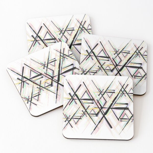 Item preview, Colorful geometric lines designed and sold by AgArtD.
