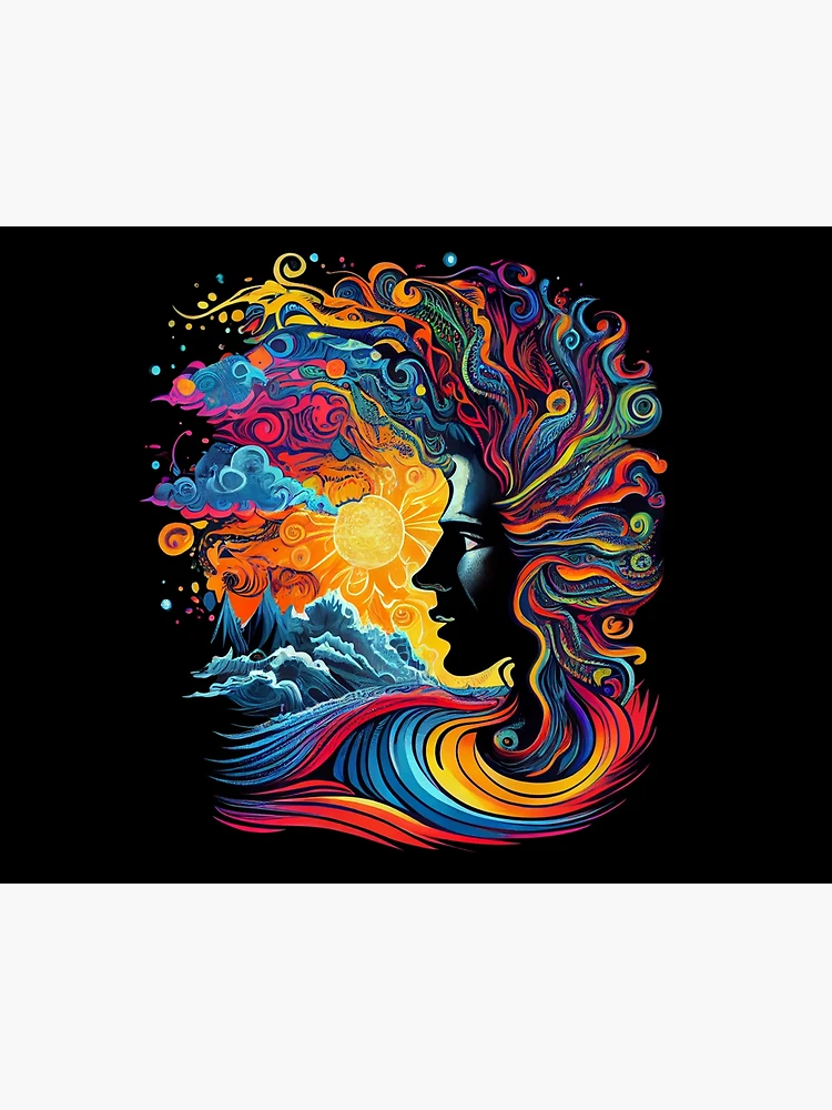 Trippy Psychedelic pattern globe Art Board Print for Sale by mark