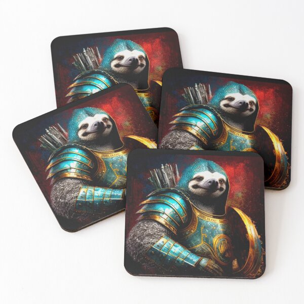 Item preview, Sloth Knight - Sidney designed and sold by Highlandkings.
