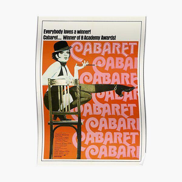 Vintage Cabaret Movie Poster Poster