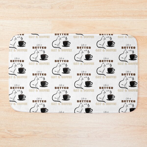 Item preview, Cat with coffee   - Cat & coffee lovers lovers  designed and sold by Paint84.