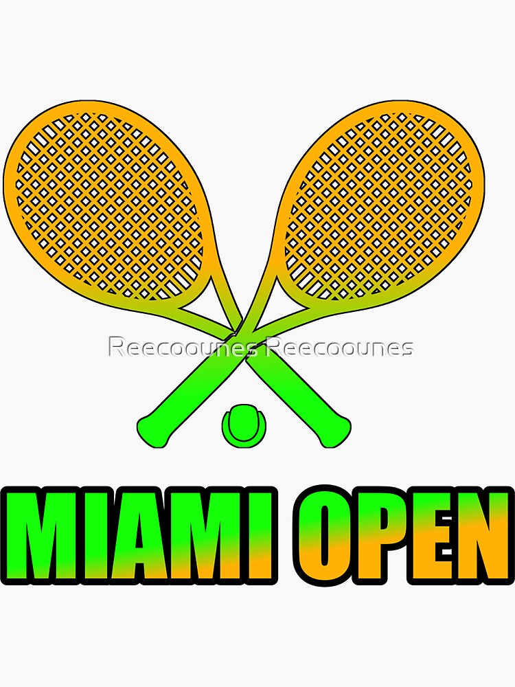 "miami open 2023masters de miami 2023" Sticker for Sale by Rincones