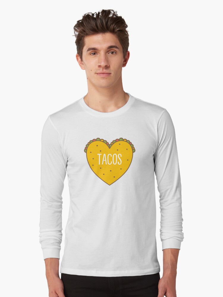 Thumbnail 1 of 5, Long Sleeve T-Shirt, Taco Valentine designed and sold by RogueDroid.