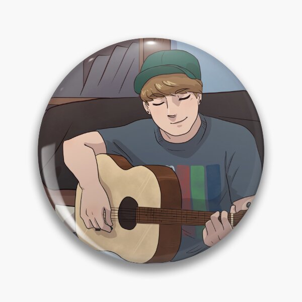 Item preview, Brett Playing Guitar designed and sold by AngelEneArt.