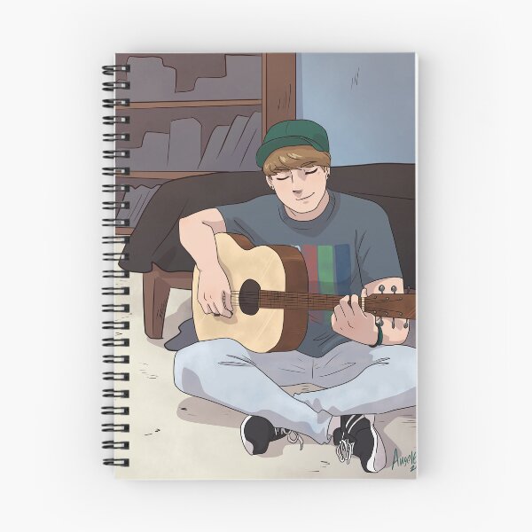 Item preview, Brett Playing Guitar designed and sold by AngelEneArt.