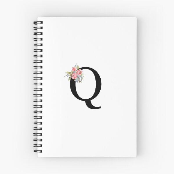 Item preview, Letter Q Botanical Monogram Floral Pink Rose Flowers Q Initial designed and sold by inspirationzgal.