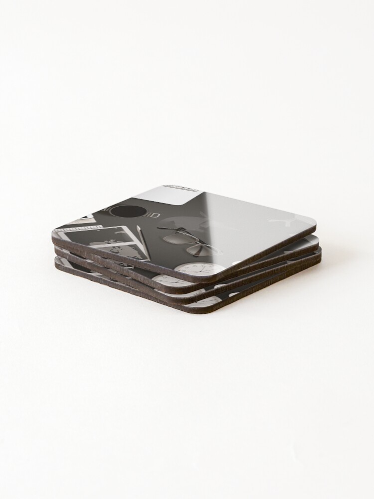 Thumbnail 4 of 5, Coasters (Set of 4), Everyday Essentials Collection designed and sold by FireScreen.