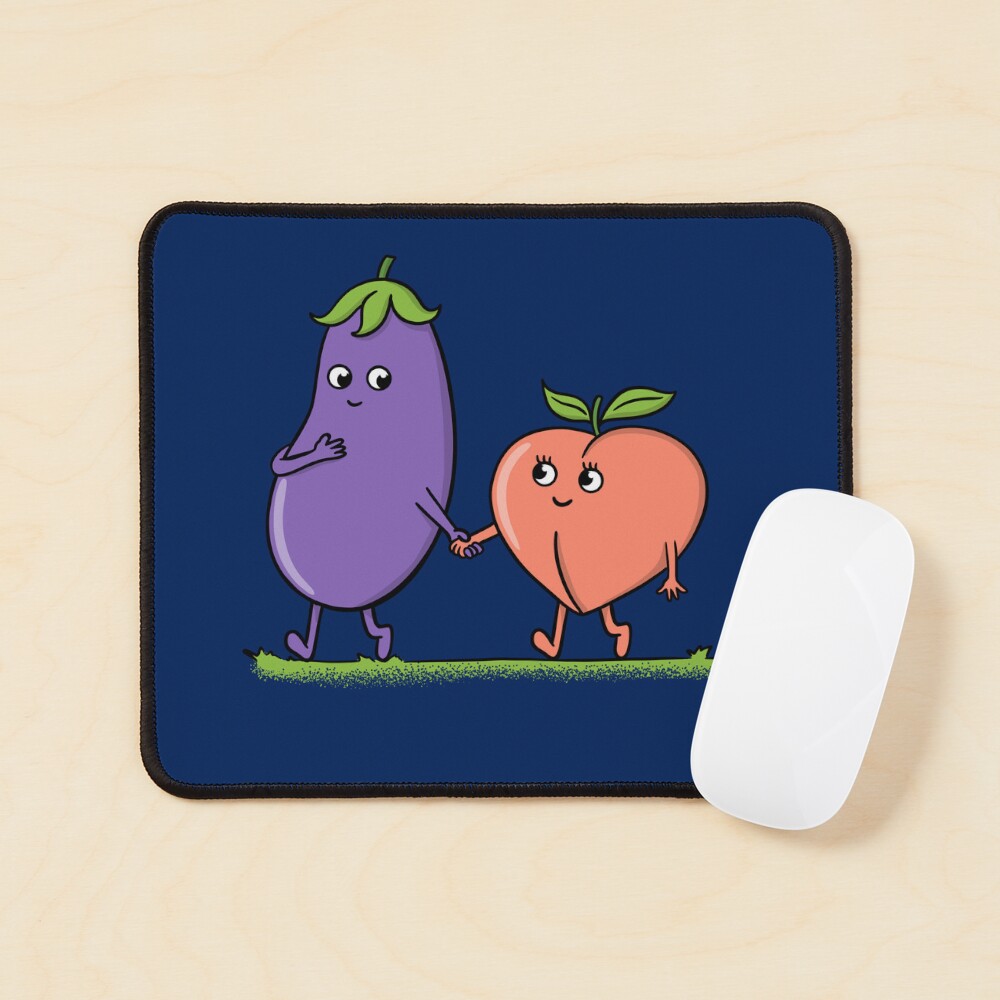 Eggplant and Peach Poster for Sale by coffeeman