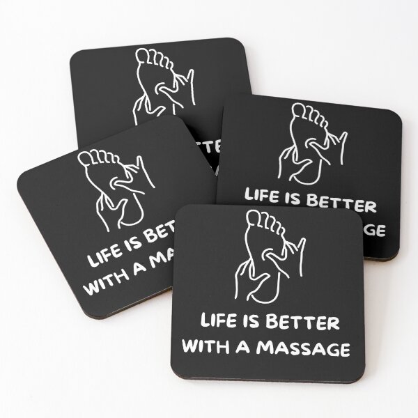 Item preview, Life is better With a Massage designed and sold by sandra-merch.