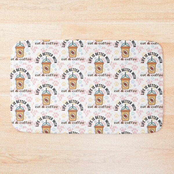 Item preview, Cat with coffee   - Cat & coffee lovers lovers  designed and sold by Paint84.