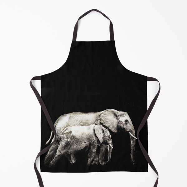 Item preview, Monochrome | Black and White Series : The Elephant - Mother and Child designed and sold by Audrey Krüger.