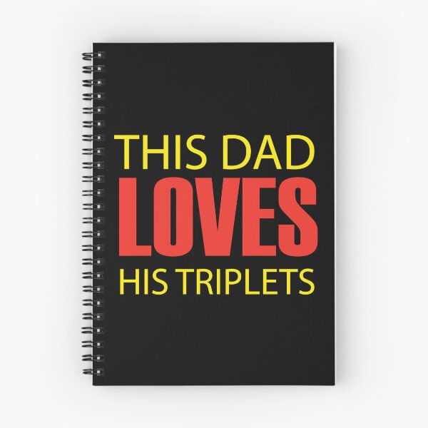 Item preview, THIS DAD LOVES HIS TRIPLETS designed and sold by Ultimatedezign.