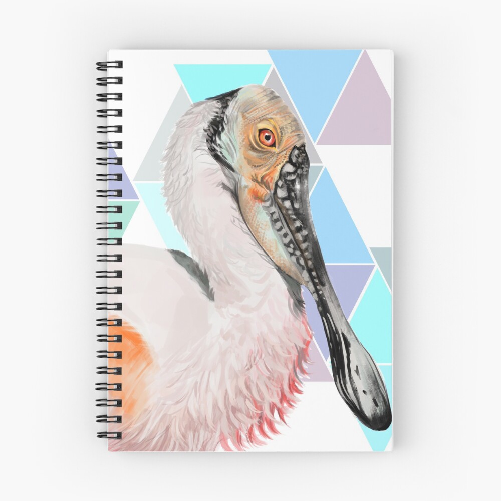 Vista previa del artículo con la obra «Cuaderno de espiral», diseñado y vendido por DesigningLua.