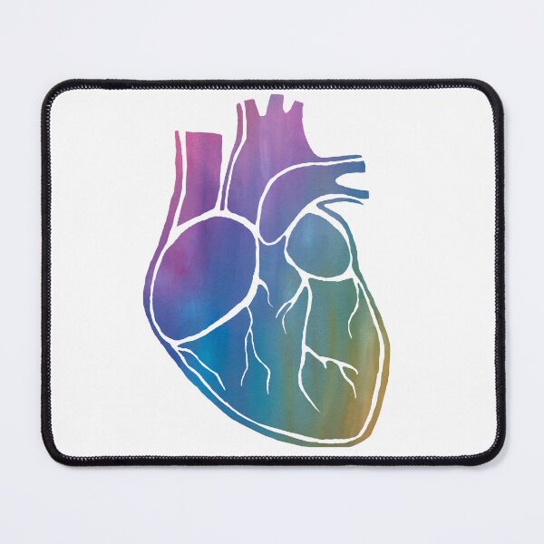 Item preview, Rainbow Heart 2 (oil pastel) designed and sold by Alane Fideler.