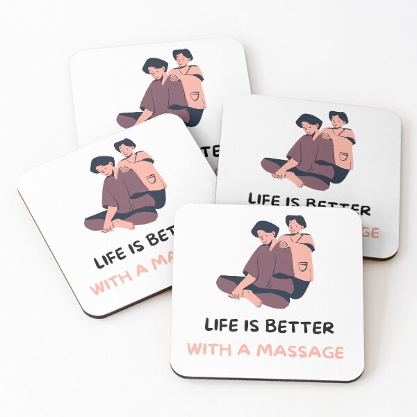 Item preview, Life is better With a Massage, Relaxation massage designed and sold by sandra-merch.