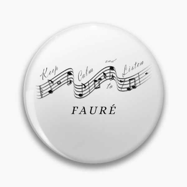 Item preview, Gabriel Fauré - Keep calm and listen to - Best Classical Music Composer designed and sold by Vintage-TM.