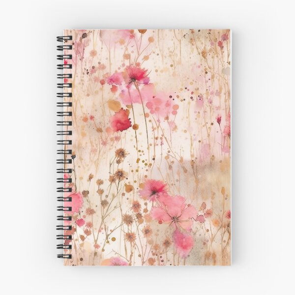 Item preview, Blush Watercolor WIldflowers Meadow  designed and sold by UtArt.