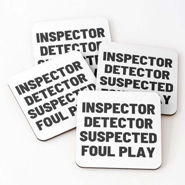 Item preview, Inspector Detector Suspected Foul Play designed and sold by LILAC-INFANT.