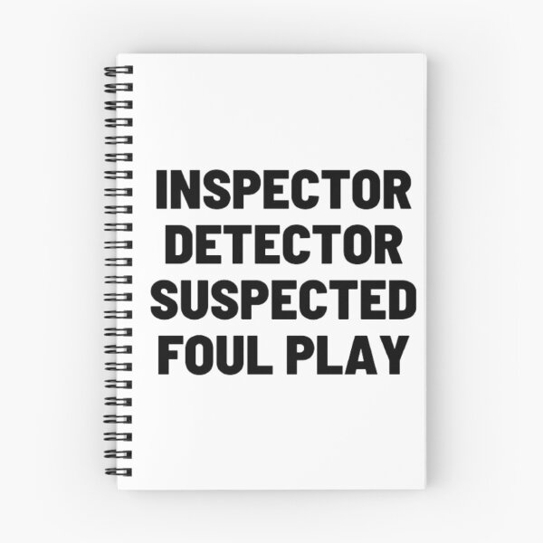 Item preview, Inspector Detector Suspected Foul Play designed and sold by LILAC-INFANT.