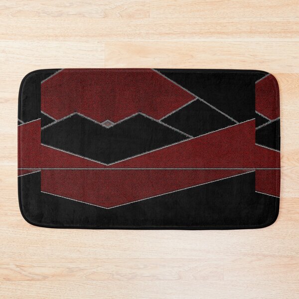Item preview, *Wonderful Geometric Abstract Triangular Pattern Red and Black*  designed and sold by Ralek.