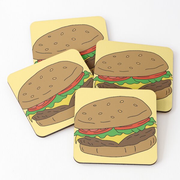 Item preview, Burger (Yellow) designed and sold by Reba Lou.